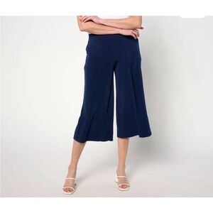 New Susan Graver Navy Pants Size M